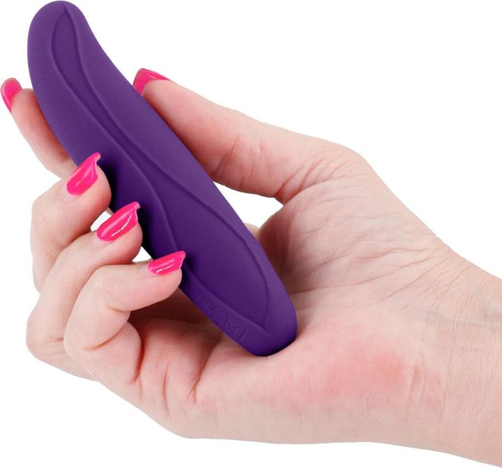 Actual product image NS Novelties Inya Flirt Curved Bendable Bullet Vibrator - Lilac