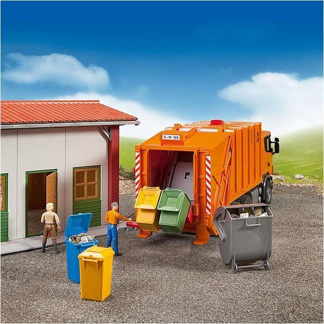 Immagine prodotto Bruder Set per bidone della spazzatura