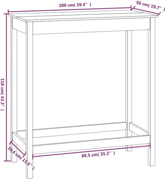 Image du produit VidaXL Jacob (100 x 50 x 110 cm)