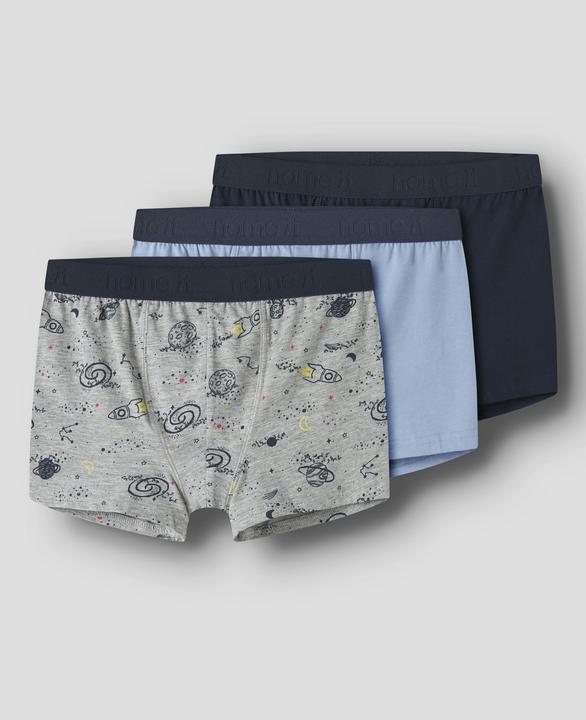 Image du produit Name it Nkmboxer 3p Grey Space Noos (116, Lot de 3)