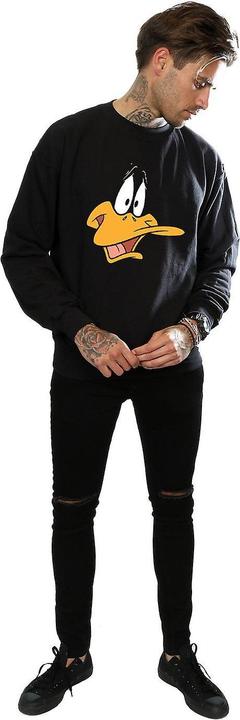 Produktbild Looney Tunes Mens Daffy Duck Face Cotton Sweatshirt (L)