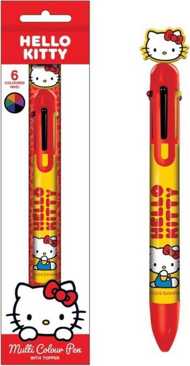Produktbild Hello Kitty Stift Favourite Things 6In1 (Gelb, Rot, 1 x)