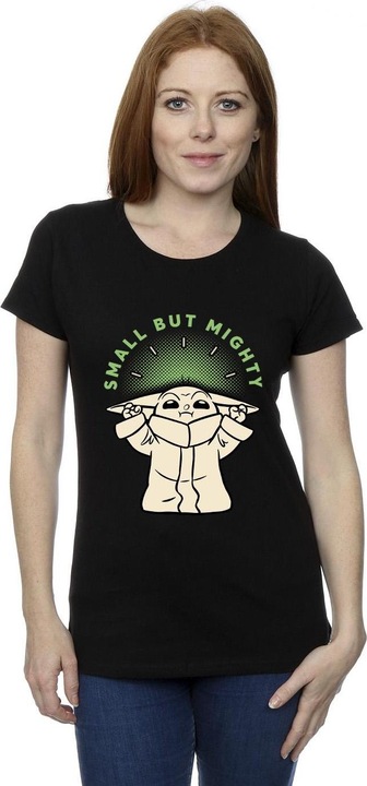 Immagine prodotto Star Wars The Mandalorian Small But Mighty Grogu Maglietta Donna (XXL)