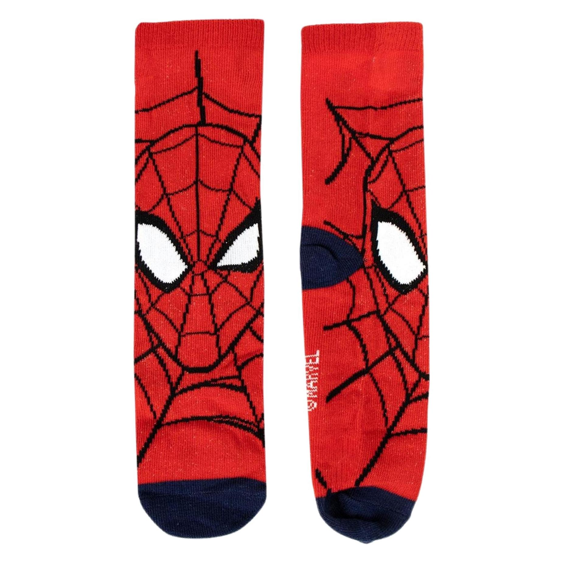 Disney, Mädchen, Socken, Socken Pack 4 Teile Spiderman, Mehrfarbig, (4er Pack, 23 - 26)