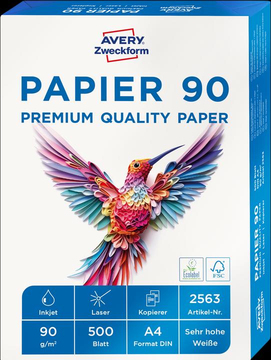 Actual product image Avery multifunctional paper (90 g/m², 500 x, A4)