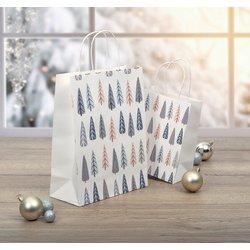 Image du produit Sigel Sac cadeau Small 180x230x100mm Pine trees (Pochette cadeau)