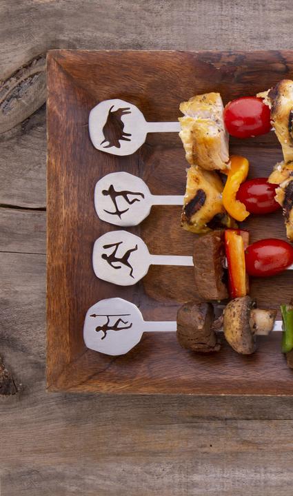 Produktbild Kikkerland Stone age Skewers