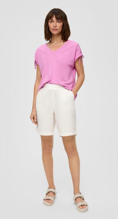 Actual product image S.Oliver T-Shirt Ärmelloses Shirt mit Bindedetails an der Schulterpartie (38)