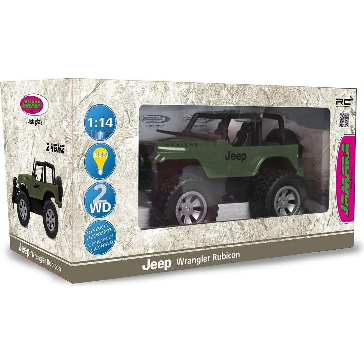 Jamara Jeep Wrangler Rubicon 1:14 olivgrün 2,4GHz