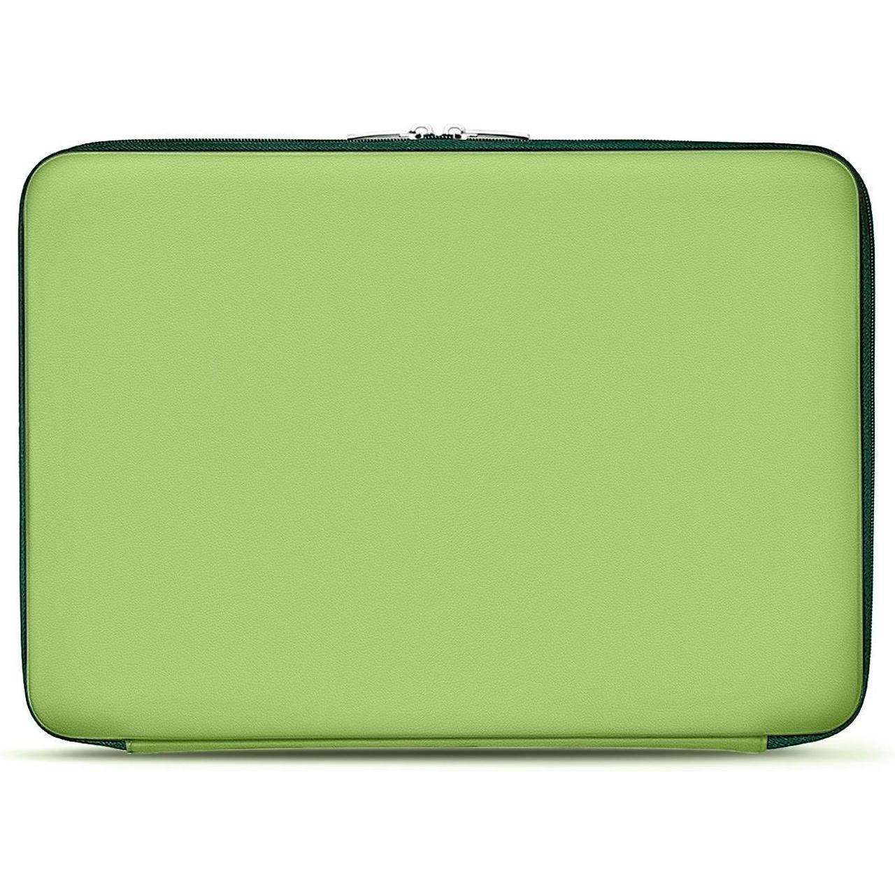 Noreve Lederhülle, Notebooktasche, Grün