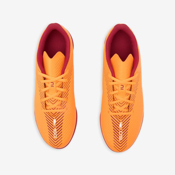 Image du produit Kipsta Chaussures de football à crampons MG pour enfants avec lacets - 160 orange (35)