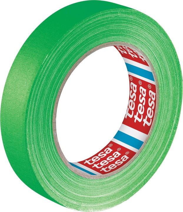 Produktbild tesa Gewebeband Neon-Gruen 25m:19mm (19 mm)
