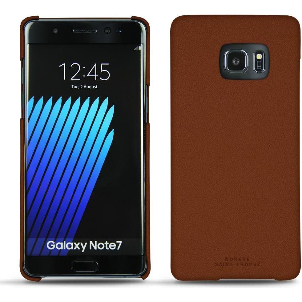 Noreve Lederschutzhülle (Samsung Galaxy Note 7), Smartphone Hülle, Braun