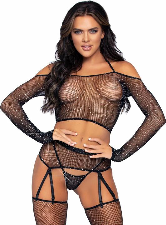 Produktbild Leg Avenue Vierteiliges Set Einheitsgr?Sse (One Size)