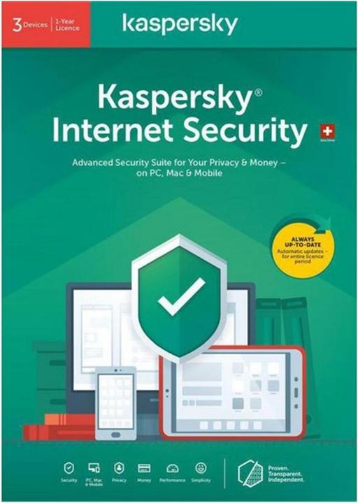 Kaspersky Internet Security (3 User, 12 Monate)