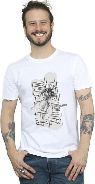 Produktbild Star Wars The Book Of Boba Fett Fennec Illustration TShirt (XXL)