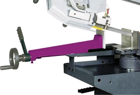 Actual product image Optimum Optisaw metal band saw S275N up to 60° with 2 adjustable band saw blade speeds 45