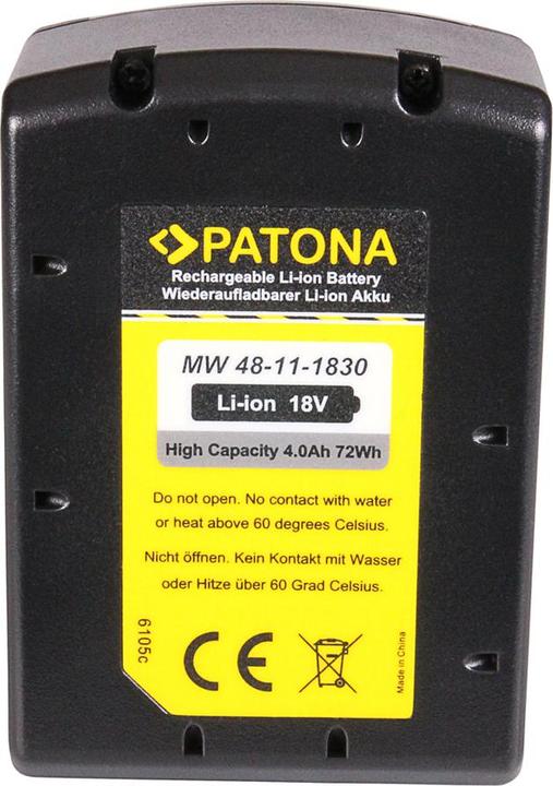 Productafbeelding Patona Batterij Milwaukee M18 (18 V)