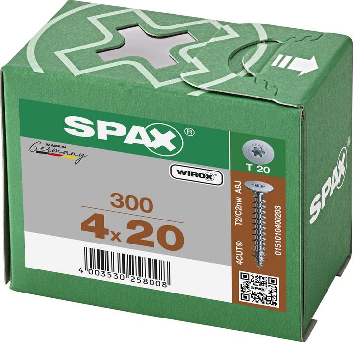 Produktbild Spax Rückwandschrauben (300 Schrauben pro Stück)