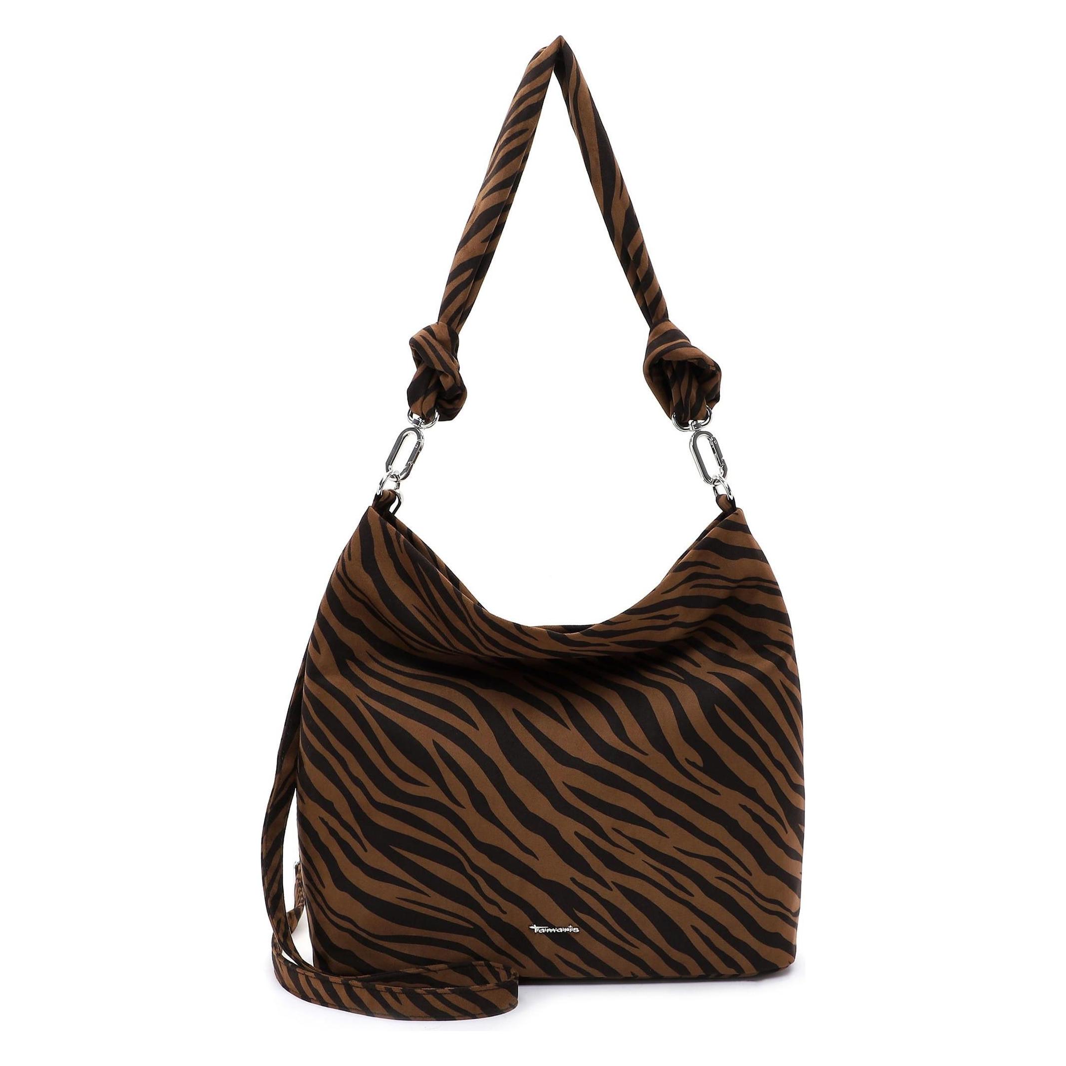 Tamaris, Damen, Handtasche, Beutel Julie, Schwarz, Braun