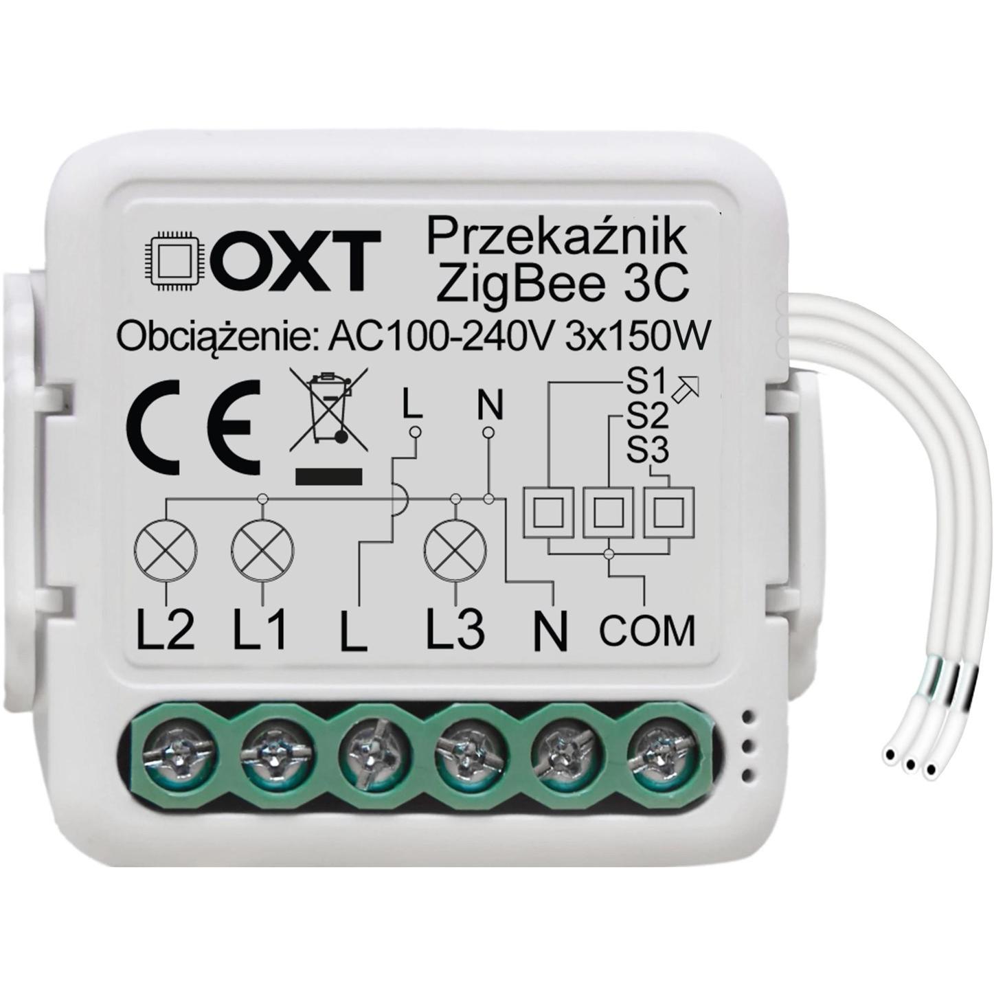 No Name, Attuatore, OXT Modul Minirelais 3 ZigBee Schaltkreise TUYA