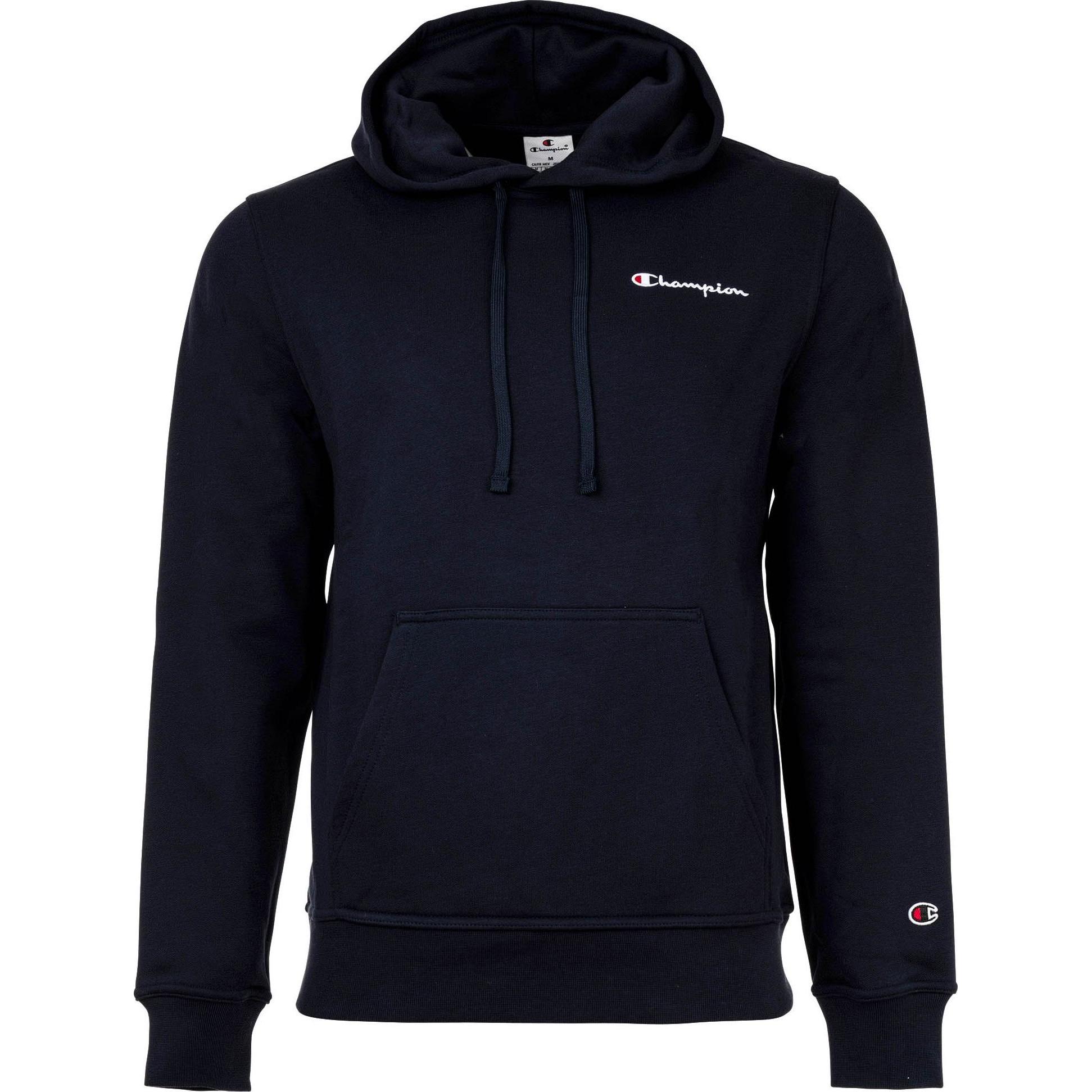 Champion, Herren, Pullover, Sweatshirt Casual Locker sitzend Hooded Sweatshirt, Blau, (XL)