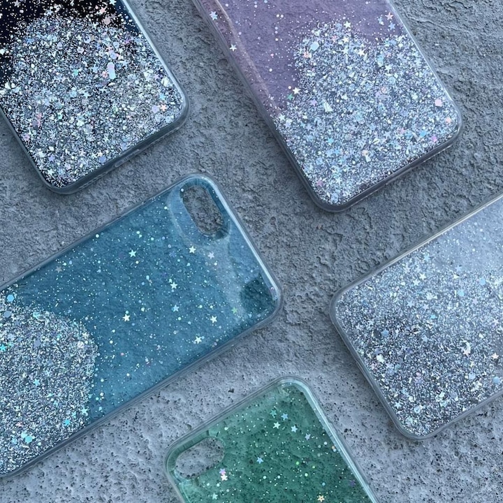 Immagine prodotto Wozinsky Cover Star Glitter Shining per Samsung Galaxy A42 5G verde (Samsung Galaxy A42 5G)