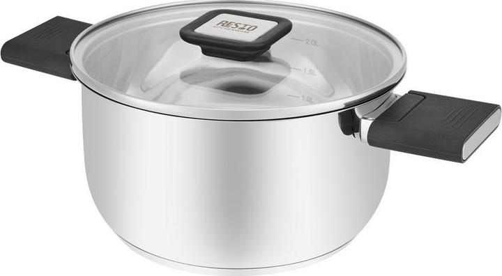 Image du produit Resto CASSEROLE D18CM 2.5L/92202 (Casserole à manche, Acier inoxydable, 18 x 10 cm)