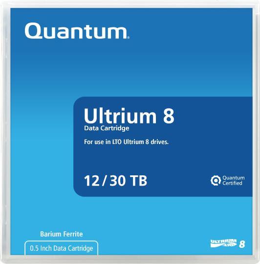 Actual product image Quantum LTO8 Ultrium MR-L8MQN-01 12 TB (LTO-8 Ultrium, 12000 GB)