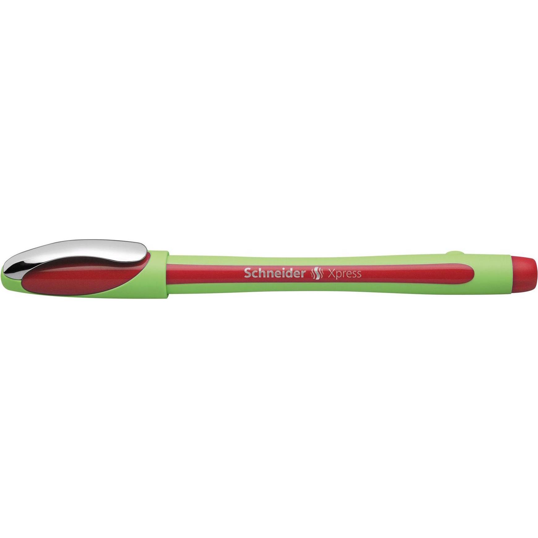 Schneider, Schreibstifte, Fineliner Xpress 0.8 mm, Rot, 10 Stück (Rot, 10 x)