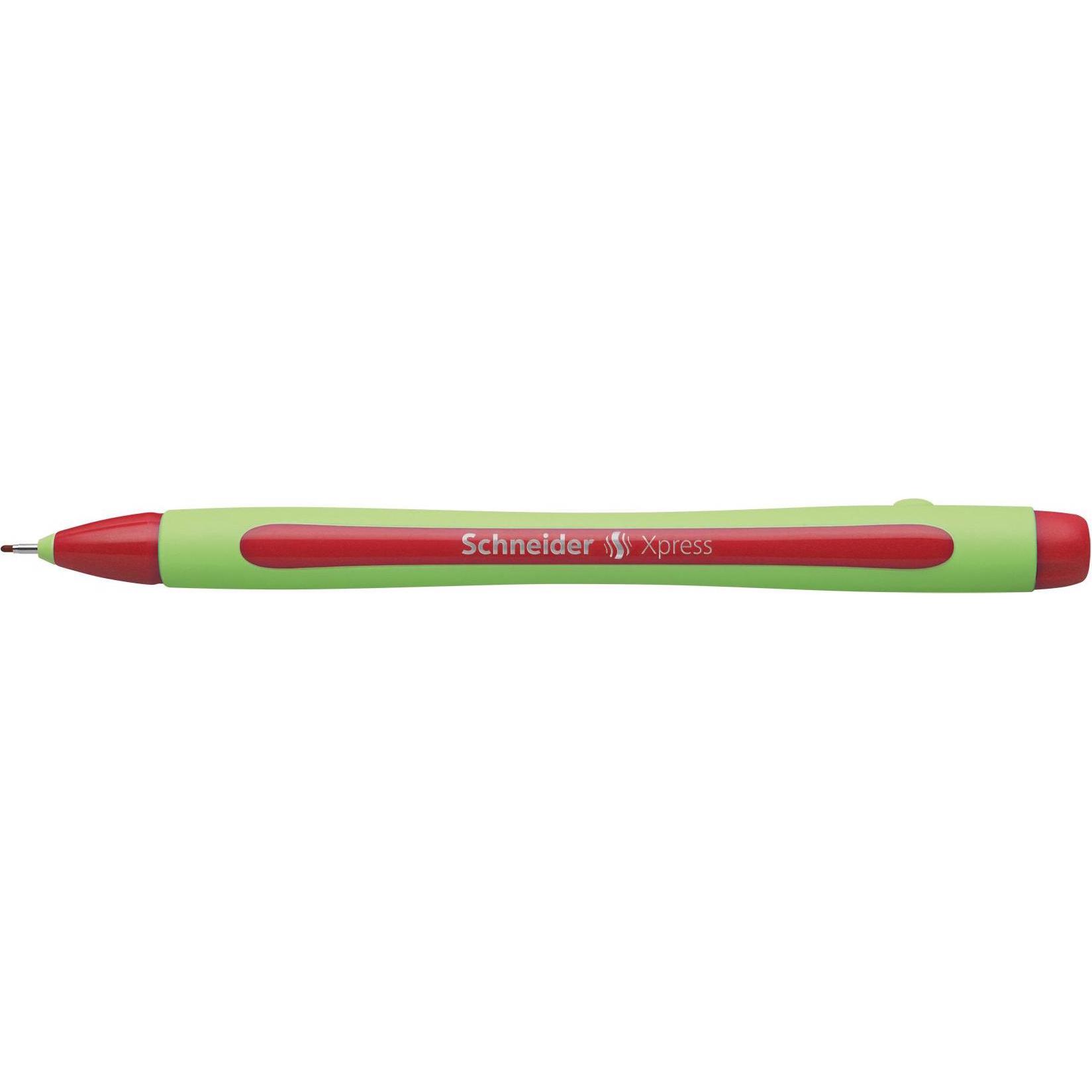 Thumbnail - Schneider, Schreibstifte, Fineliner Xpress 0.8 mm, Rot, 10 Stück (Rot, 10 x)