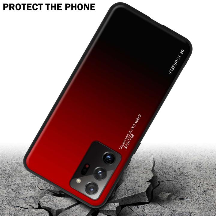 Image du produit Cadorabo Coque pour Samsung Galaxy NOTE 20 ULTRA TPU 2 Farben Glas (Samsung Galaxy Note 20 Ultra)
