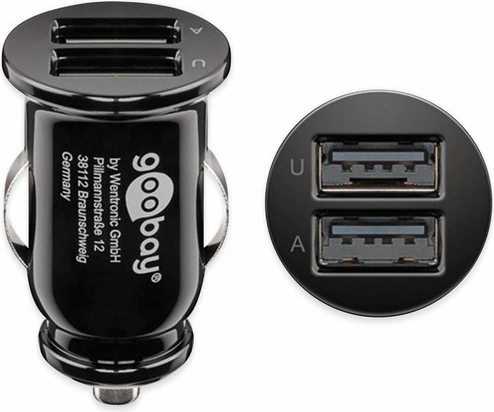 Actual product image Goobay Dual USB Car Charger