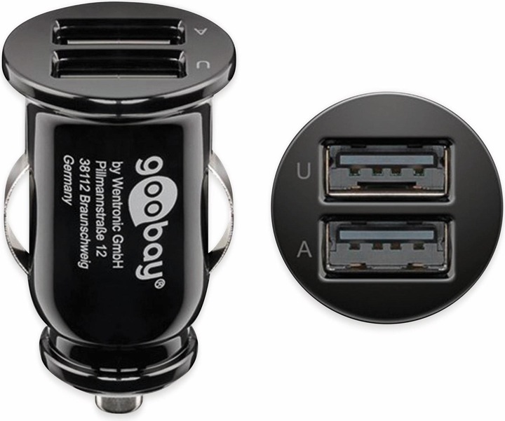 Immagine prodotto Goobay Doppio caricatore da auto USB