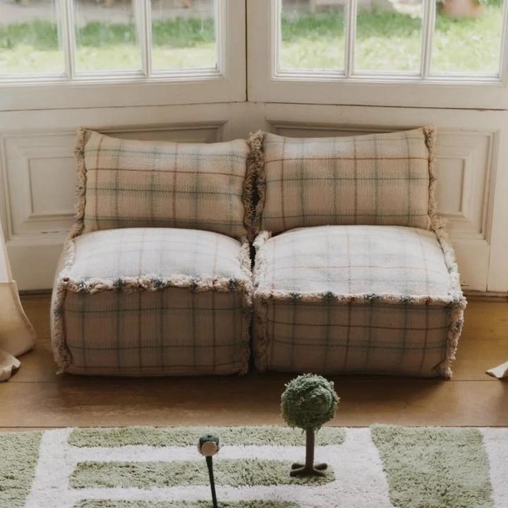 Immagine prodotto Lorena Canals Cuscino a quadri e tartan (40 x 25 cm)