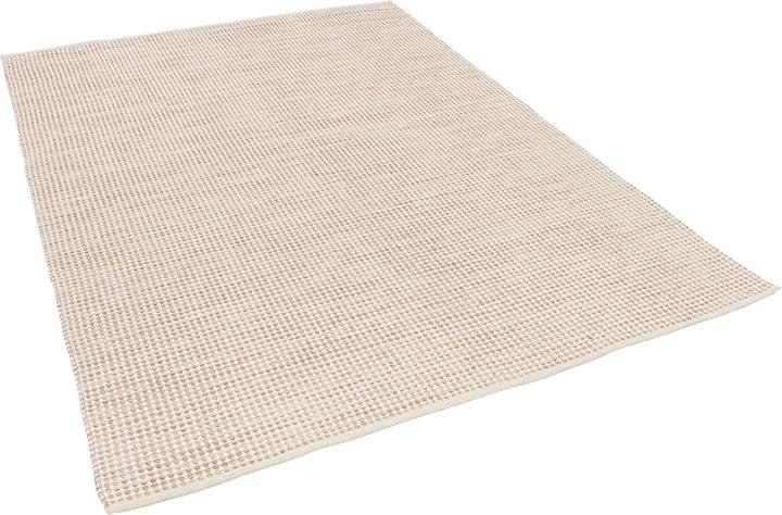 Actual product image Pergamon Cotton Nature Kelim Carpet Sandy Modern (70 x 250 cm)