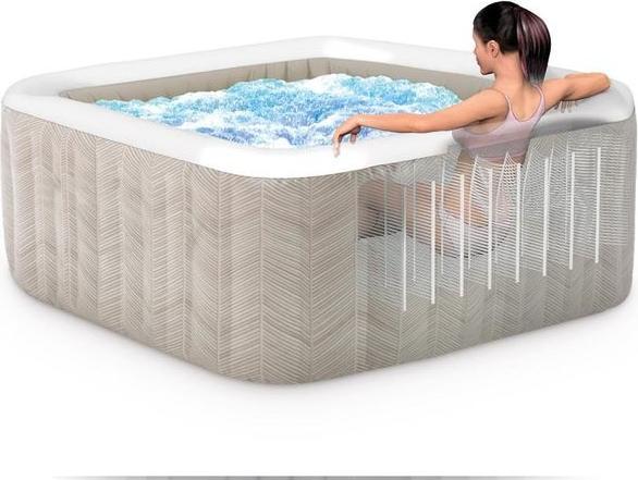 Produktbild Intex PureSpa Jet & Bubble Deluxe Chevron (6 Personen)