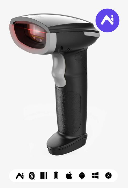 Produktbild Inateck Barcodescanner 21 AI gray (BCST-21-AI gray) (1D-Barcodes)