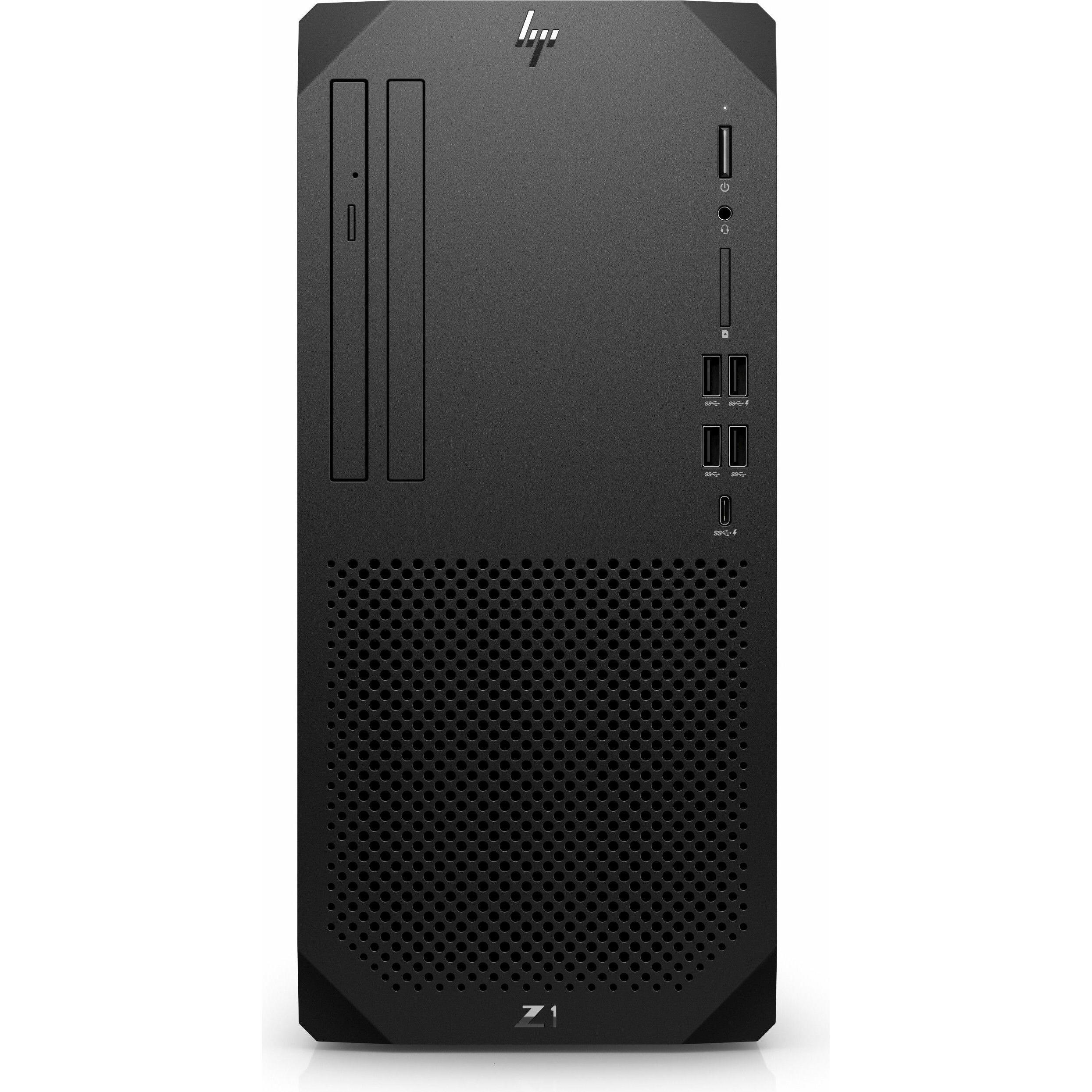 HP Z1 G9 Tower (1000 GB, 32 GB, Intel Core i7-14700, GeForce RTX 4060), PC, Schwarz
