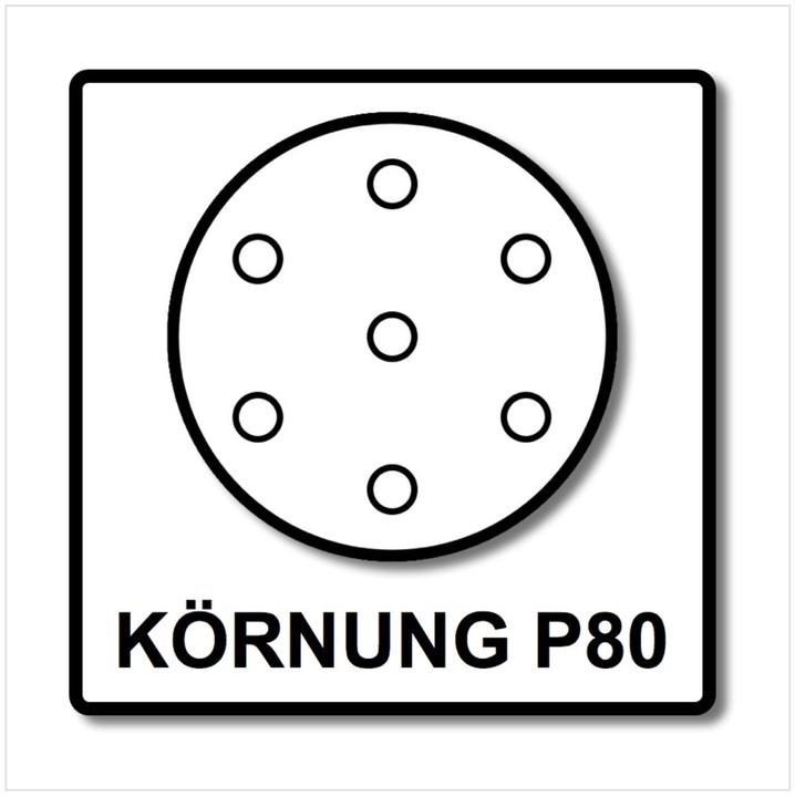 Produktbild Festool Netzschleifmittel STF D125 P80 GR NET/50 (P80)