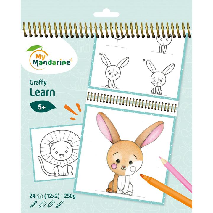 Produktbild My Mandarine Graffy Learn, Tierbabys - Blau