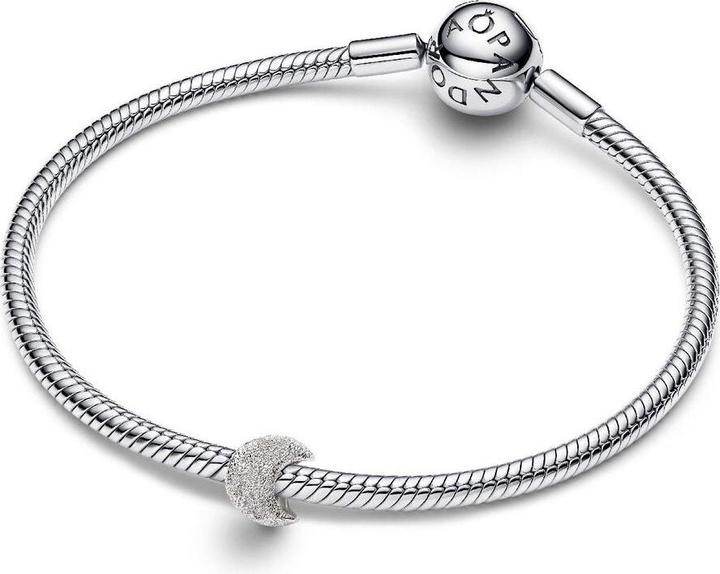 Image du produit Pandora Mini breloque lune texturée (Argent, Argent 925)