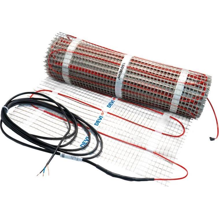 Devi, Riscaldamento a pavimento, Tappeto riscaldante a letto sottile DTIF 140F0452 150 W/mq 5,0 mq 0,5x10,0 m, autoadesivo