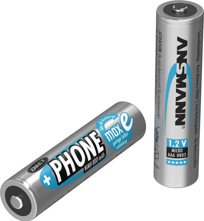 Actual product image Ansmann AAA (2 pcs., AAA, 800 mAh)