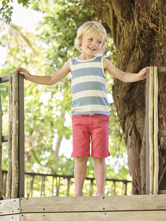 Produktbild Vertbaudet 2er-Pack Jungen Trägershirts mit Recycling-Baumwolle (128)