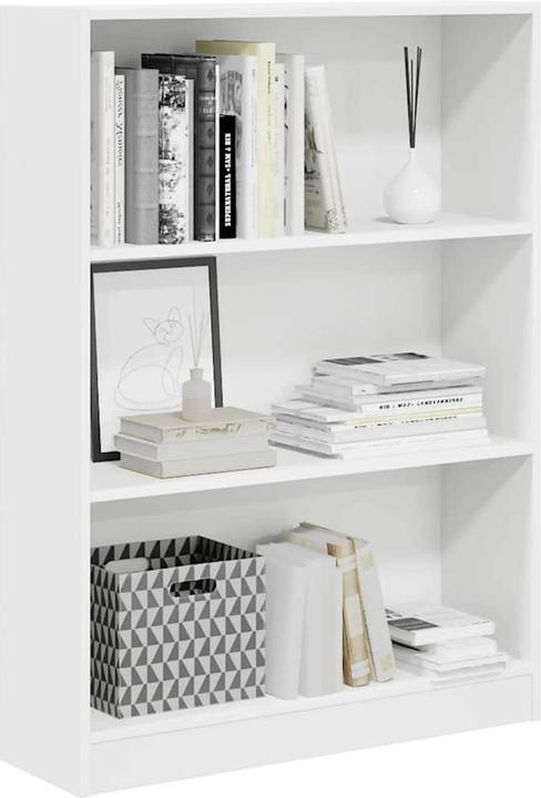 Produktbild VidaXL Bücherregal Regal Standregal Büroregal Aktenregal Aufbewahrungsregal Weiss (80 x 24 x 109 cm)