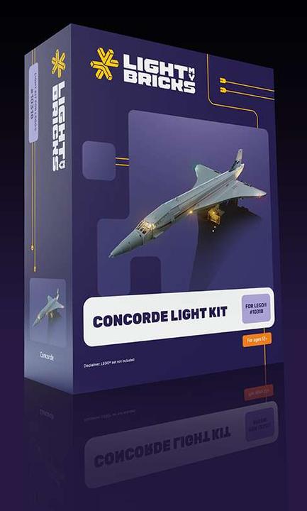 Produktbild Light my bricks LMB 2.0 LED Licht Set für LEGO 10318 Concorde