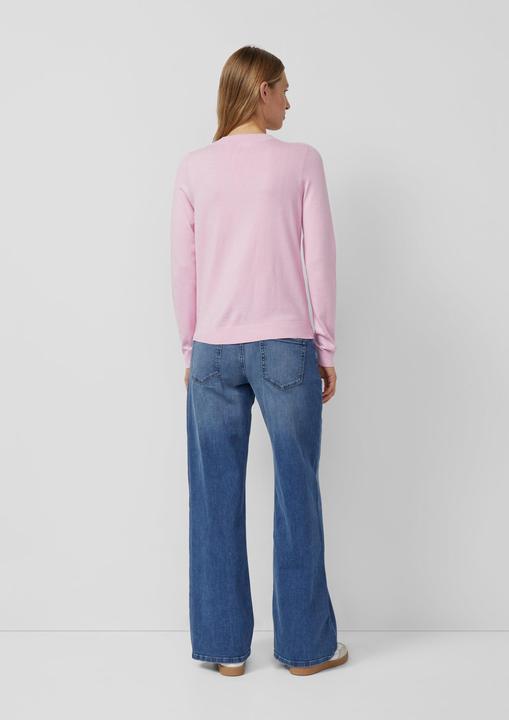 Produktbild s.Oliver Strickpullover Strickpullover aus Viskosemix (44)