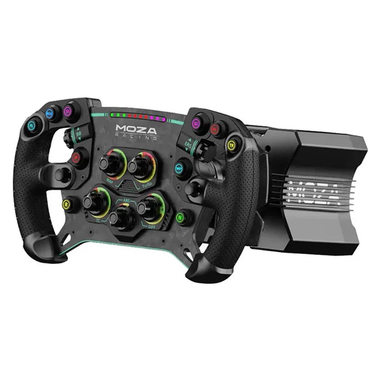 Moza Racing R9 V3 + Gs V2P Bundle - 9 Nm Direct Drive Rennlenkrad Mit 300 Mm Gt-Lenkrad - Pc (Pc), Gaming Controller, Schwarz