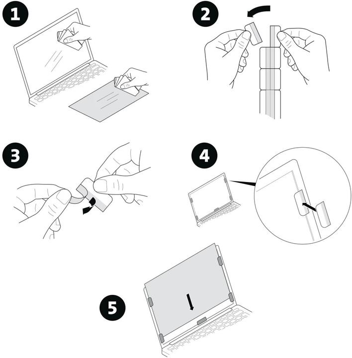 Immagine prodotto Kensington 2-Way Privacy Filter (14", 16 : 10)